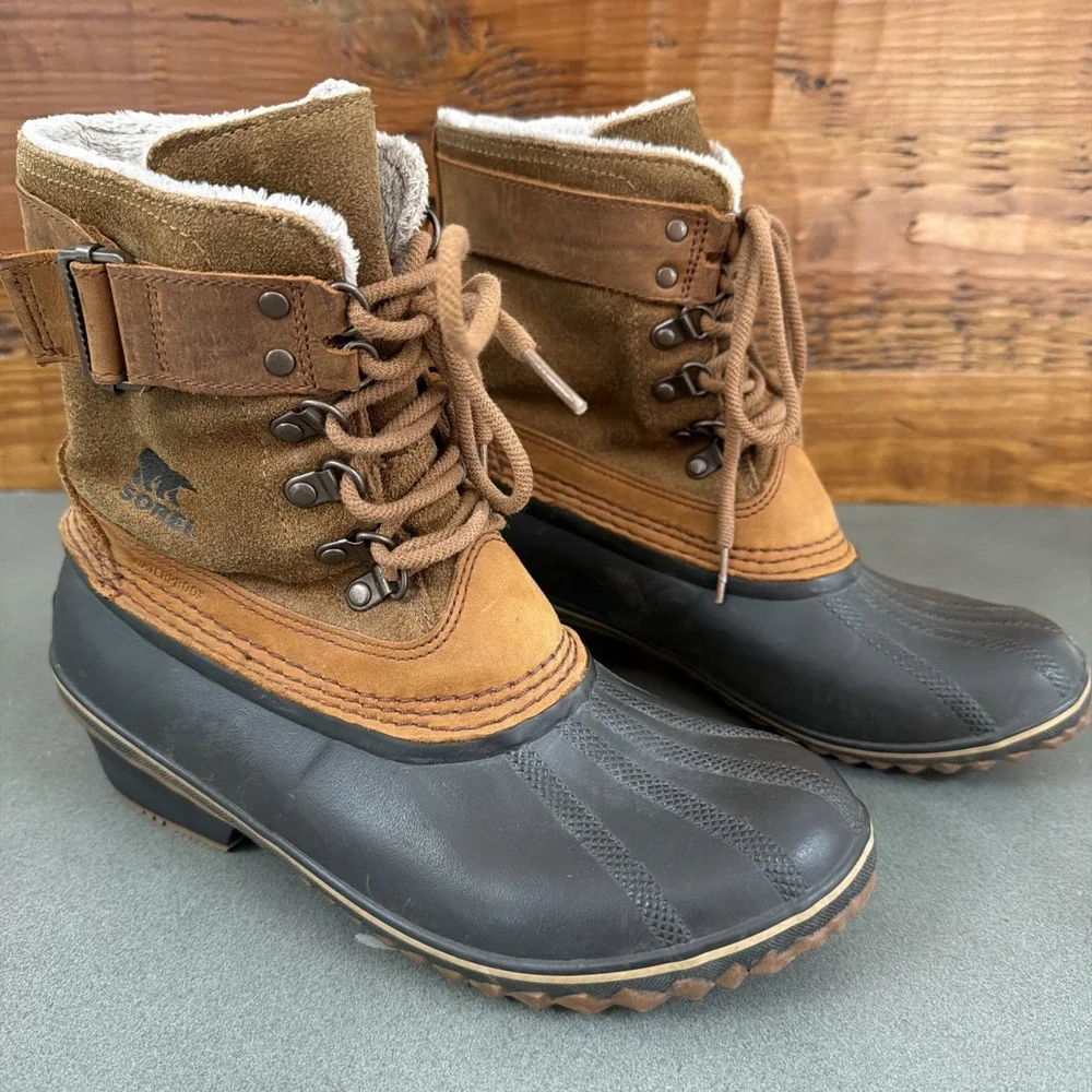 Sorel Women's Winter Fancy Lace II Boot Mid Calf size 9